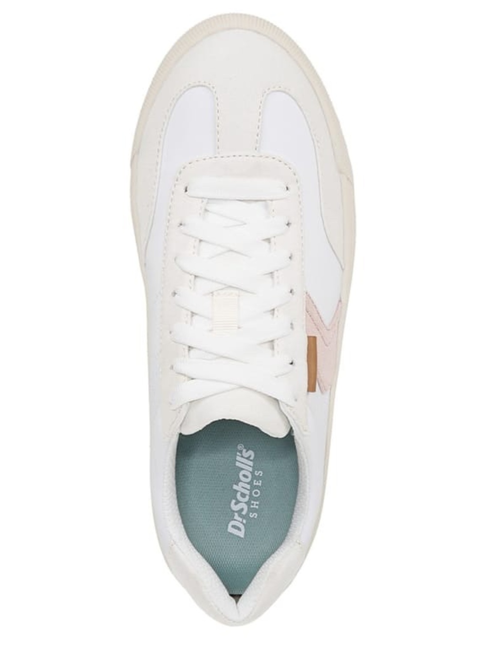 Dr. Scholl’s TIME OFF WIN Creamy White/Pink Suede Canvas Sneakers Size 11 - Picture 8 of 12